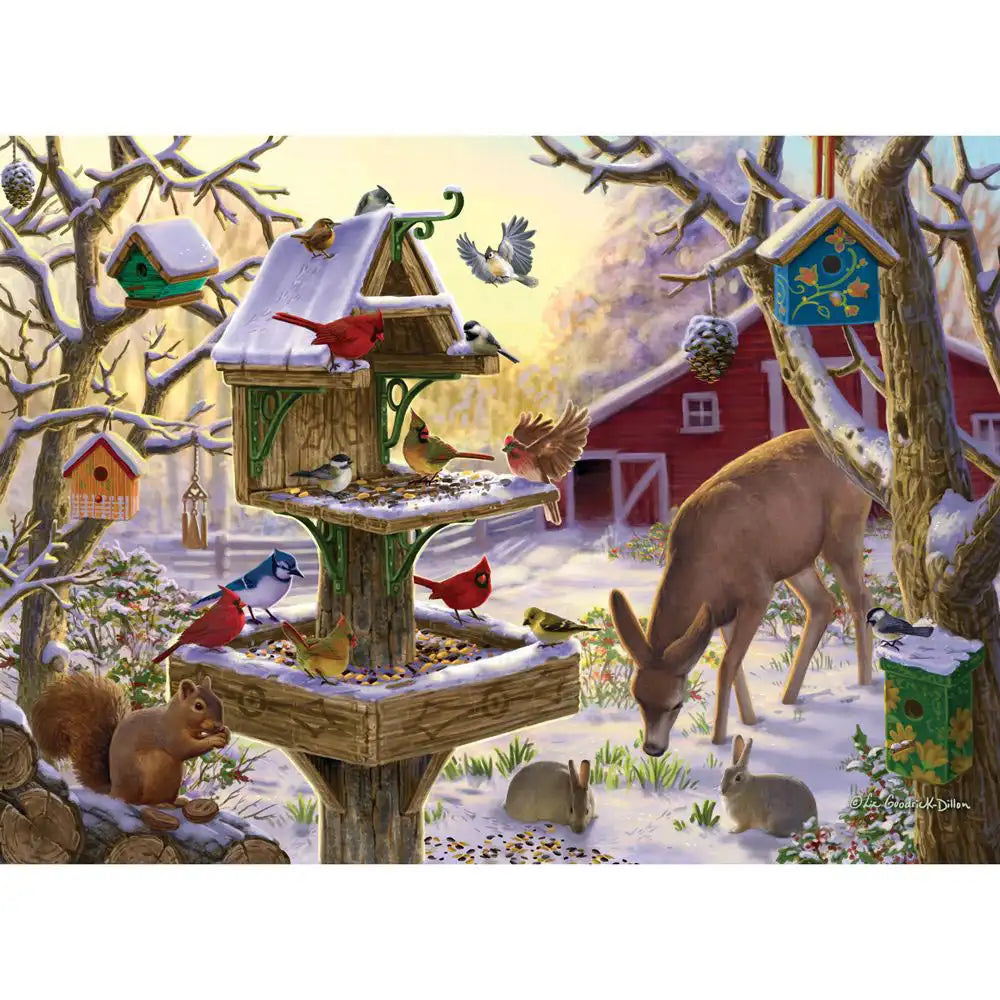 Sunrise Feasting 500 Piece Jigsaw Puzzle