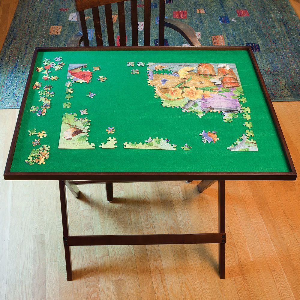 Large Portable Tilting Puzzle Table for Puzzles Up to 1500 Pieces