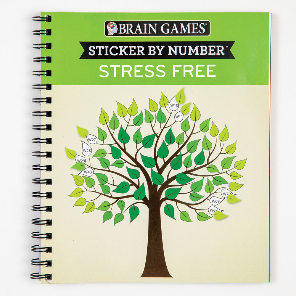 Stress Free Sticker Book