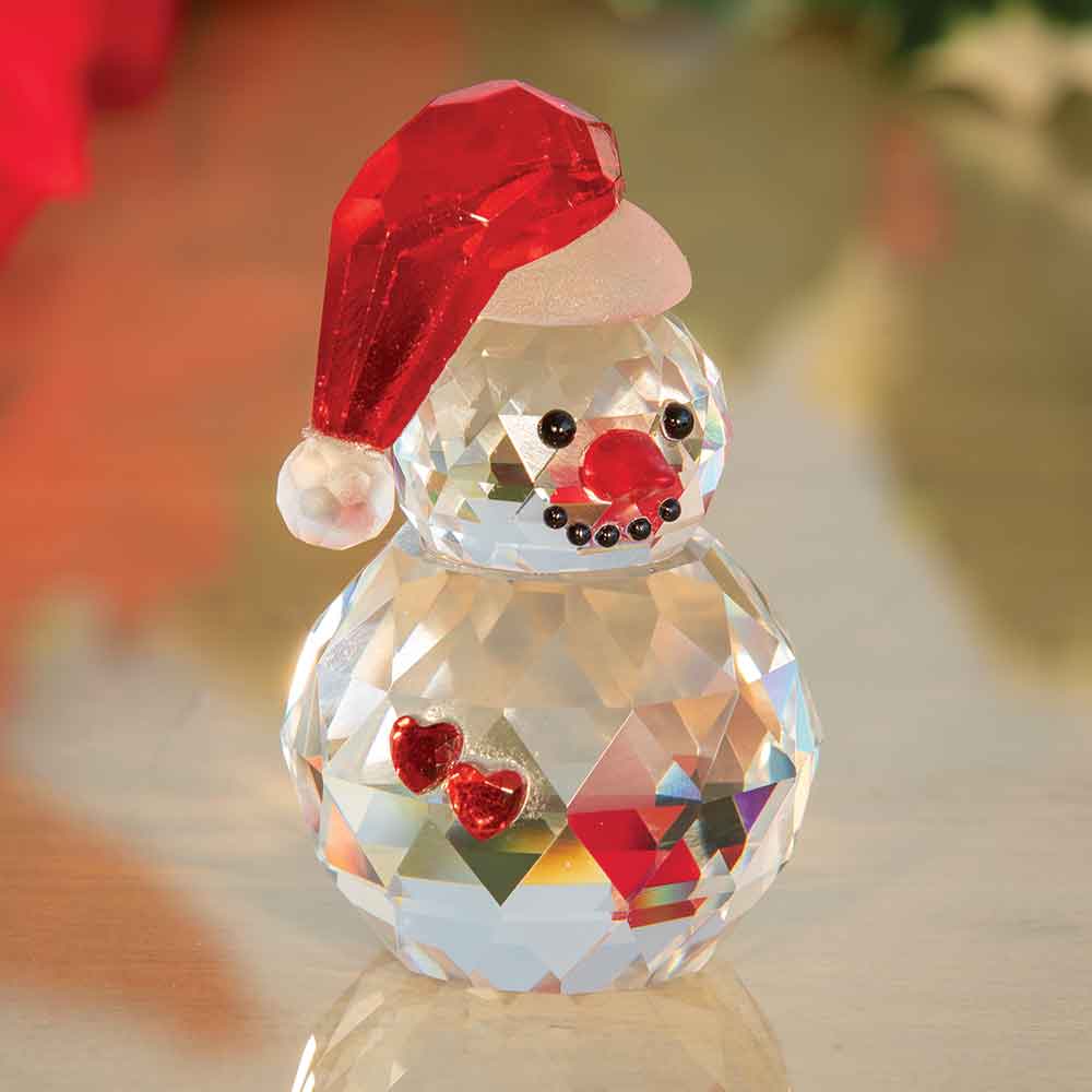 Crystal Hearts Snowmen - Small