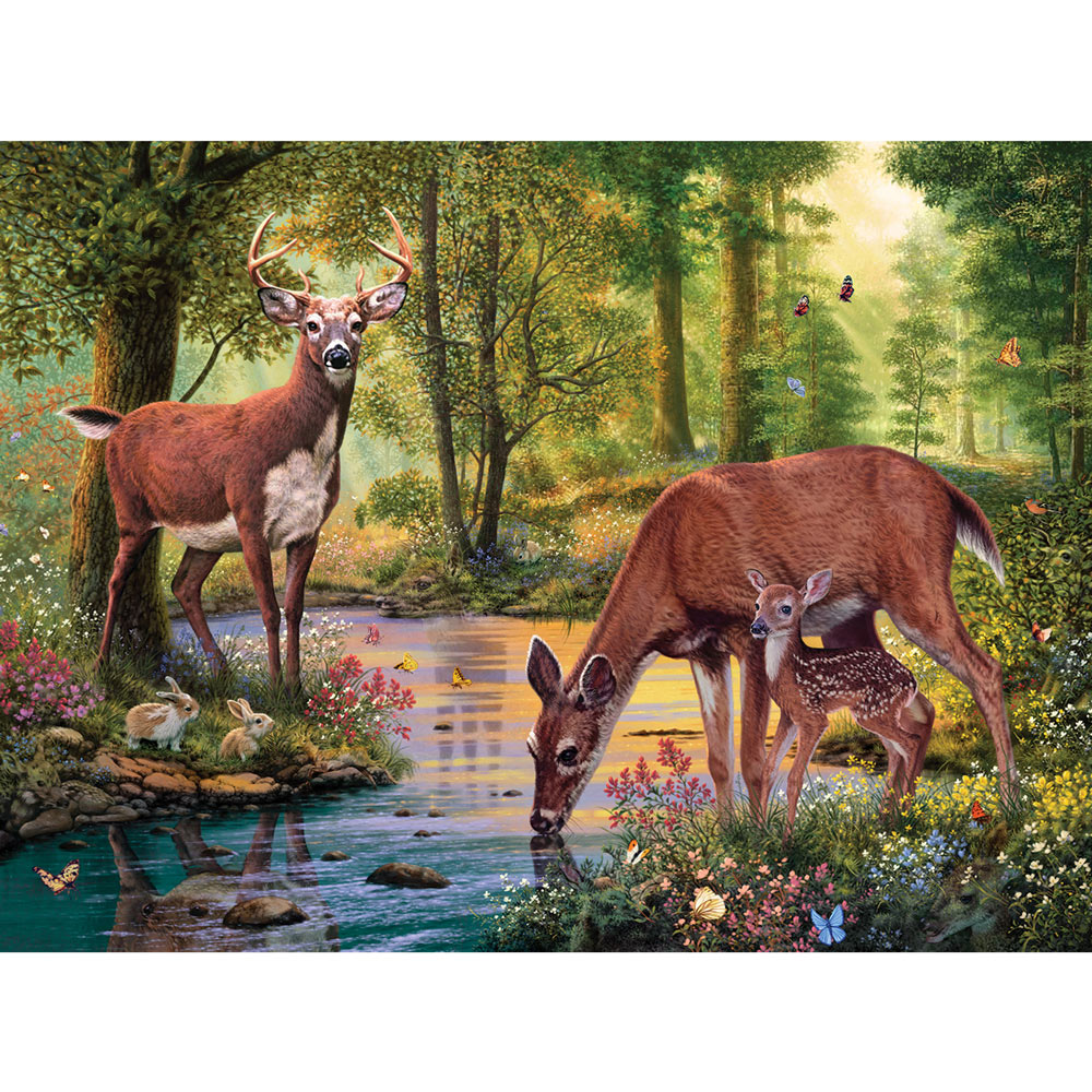 Woodland Stream 1000 Piece Jigsaw Puzzle