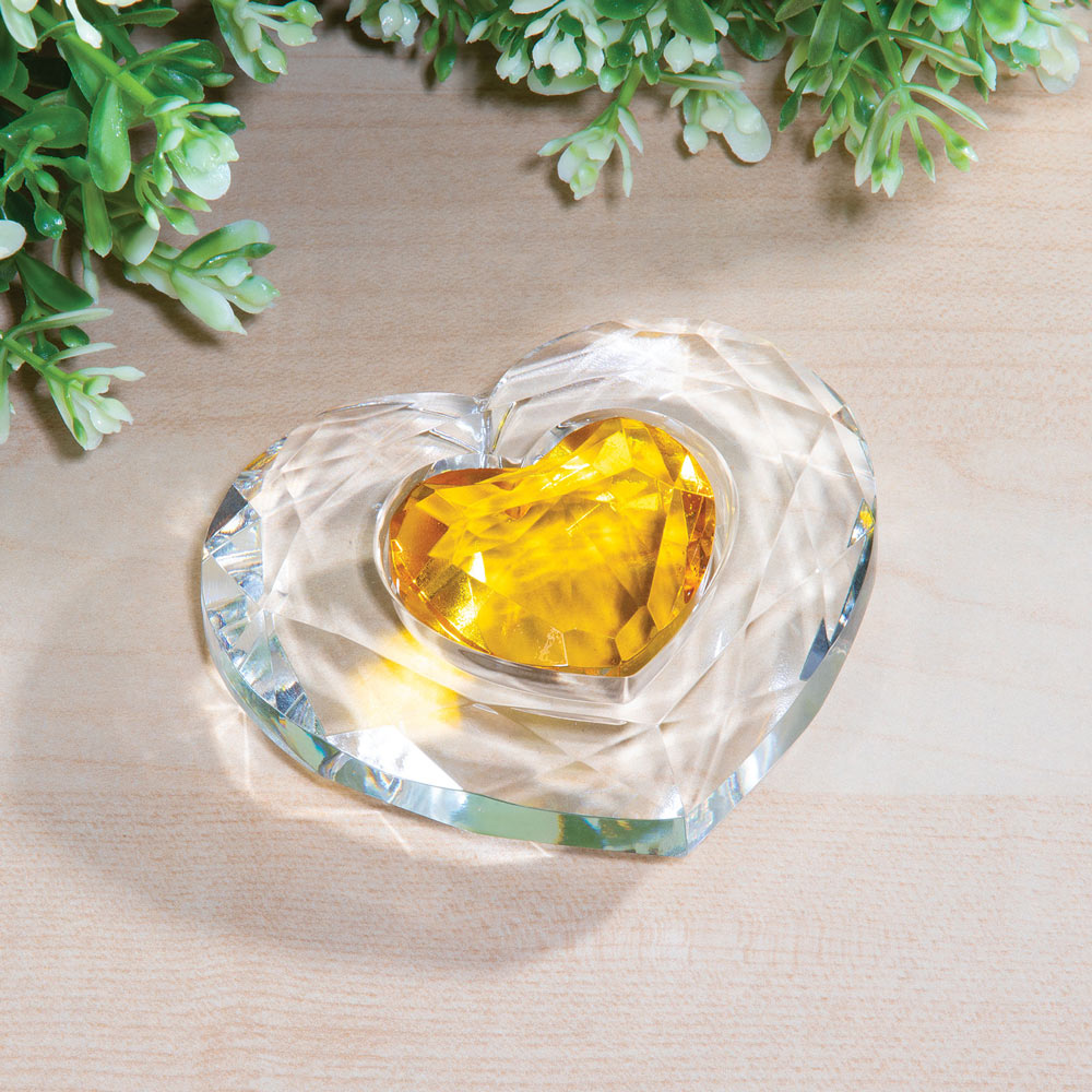 Crystal Heart of Gold