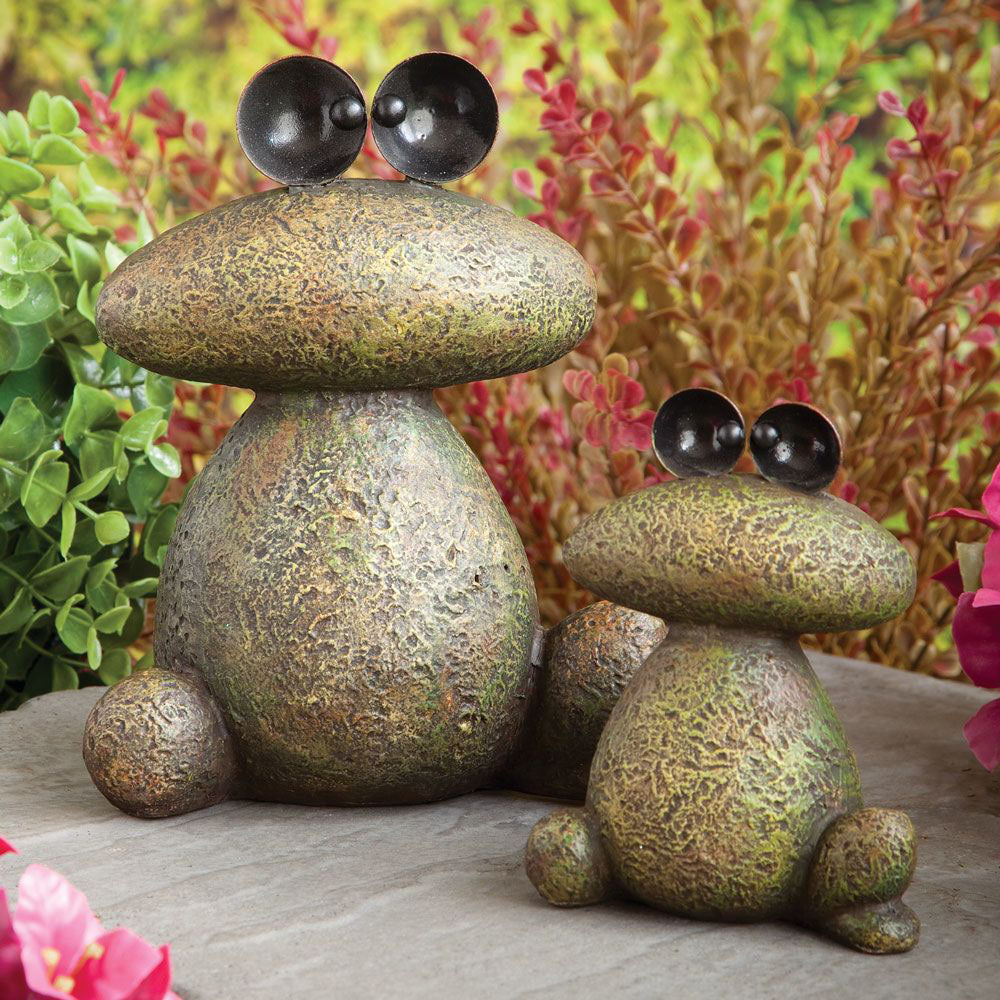 Stone Frog Sculptures