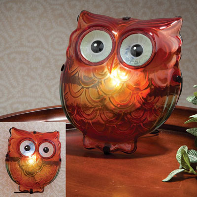 Decorative Led Owl Lamp