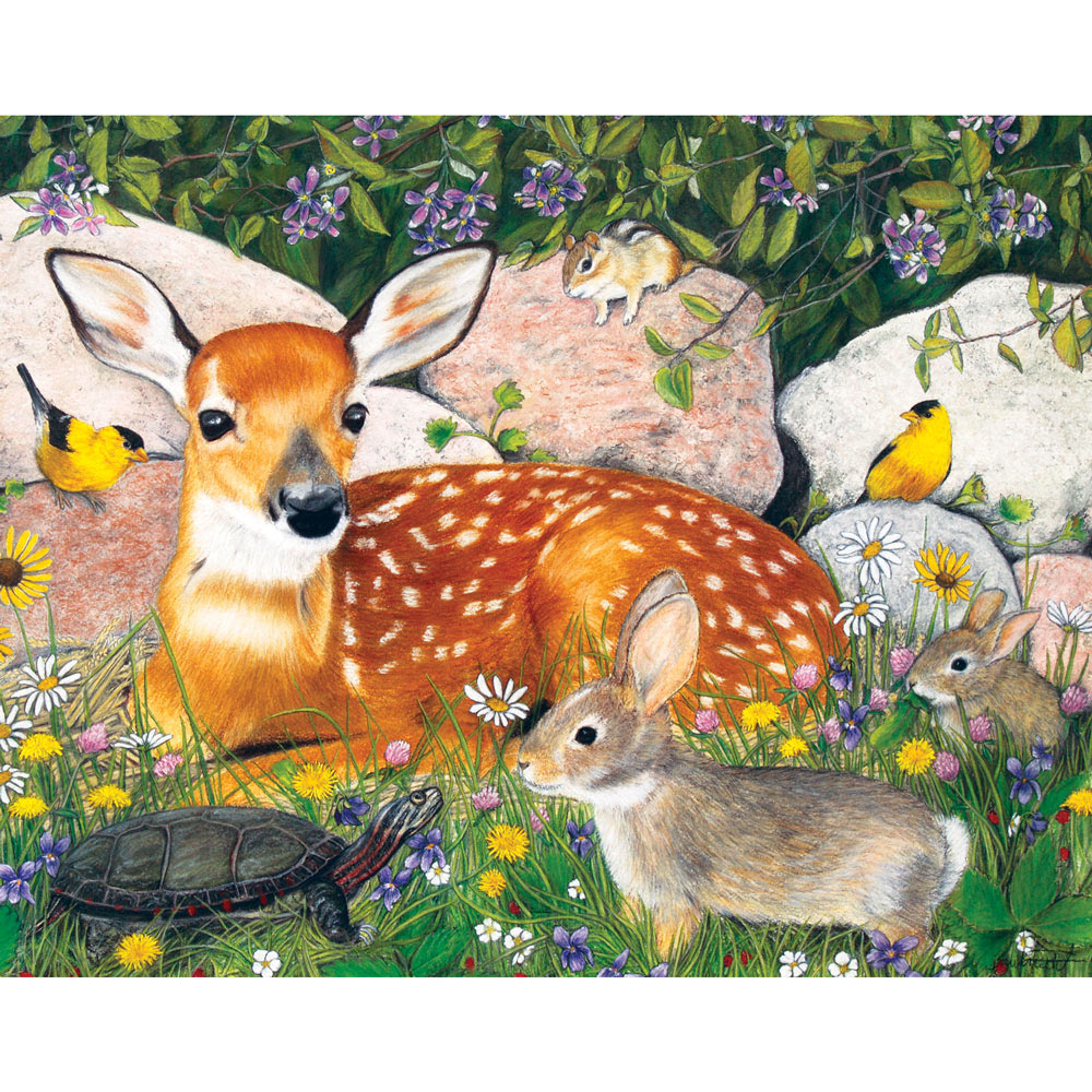 Woodland Friends 100 Large Piece Jigsaw Puzzle