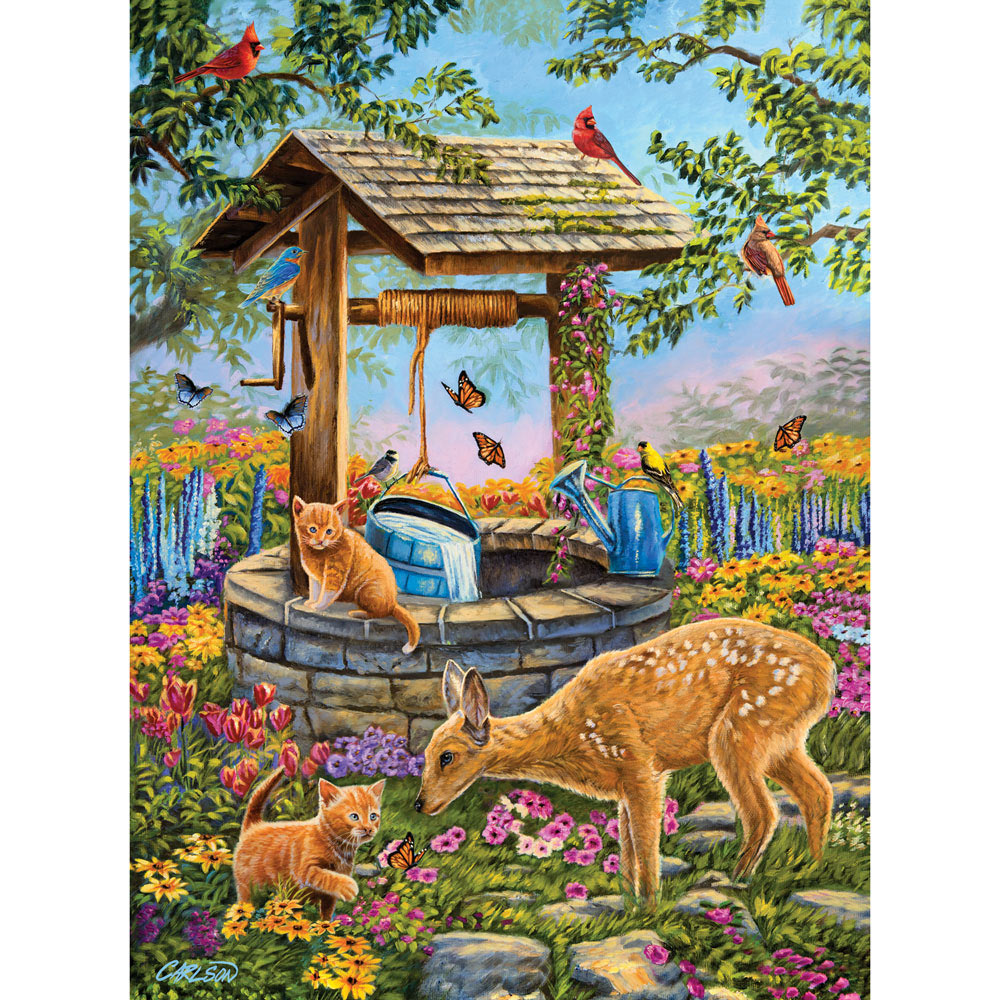 Wishing Well 500 Piece Jigsaw Puzzle – Bits and Pieces UK