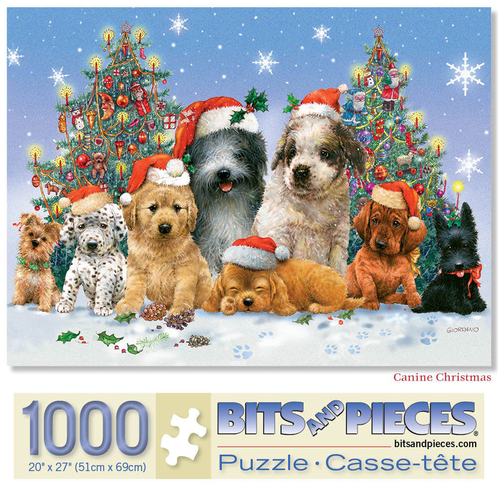 Canine Christmas 1000 Piece Jigsaw Puzzle