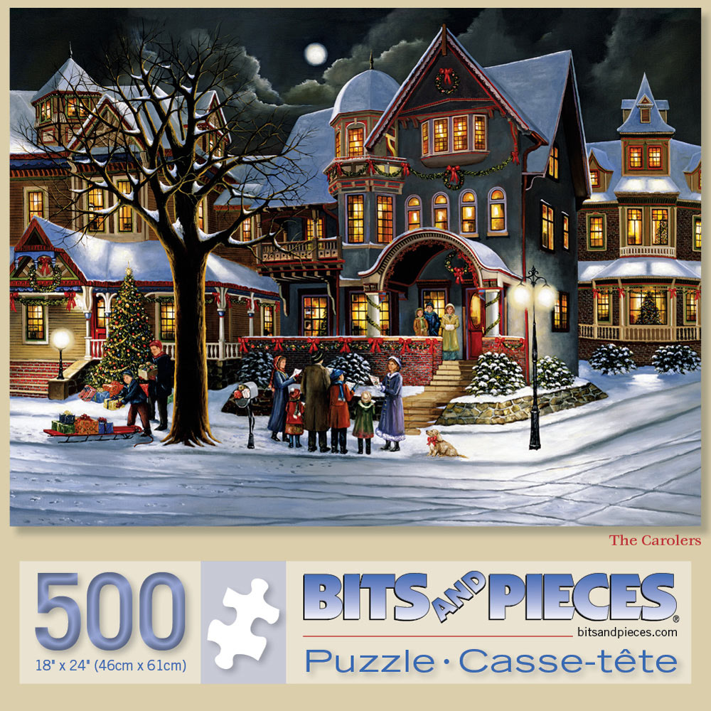 Set of 2: Hargrove Christmas Joy 500 Piece Jigsaw Puzzles