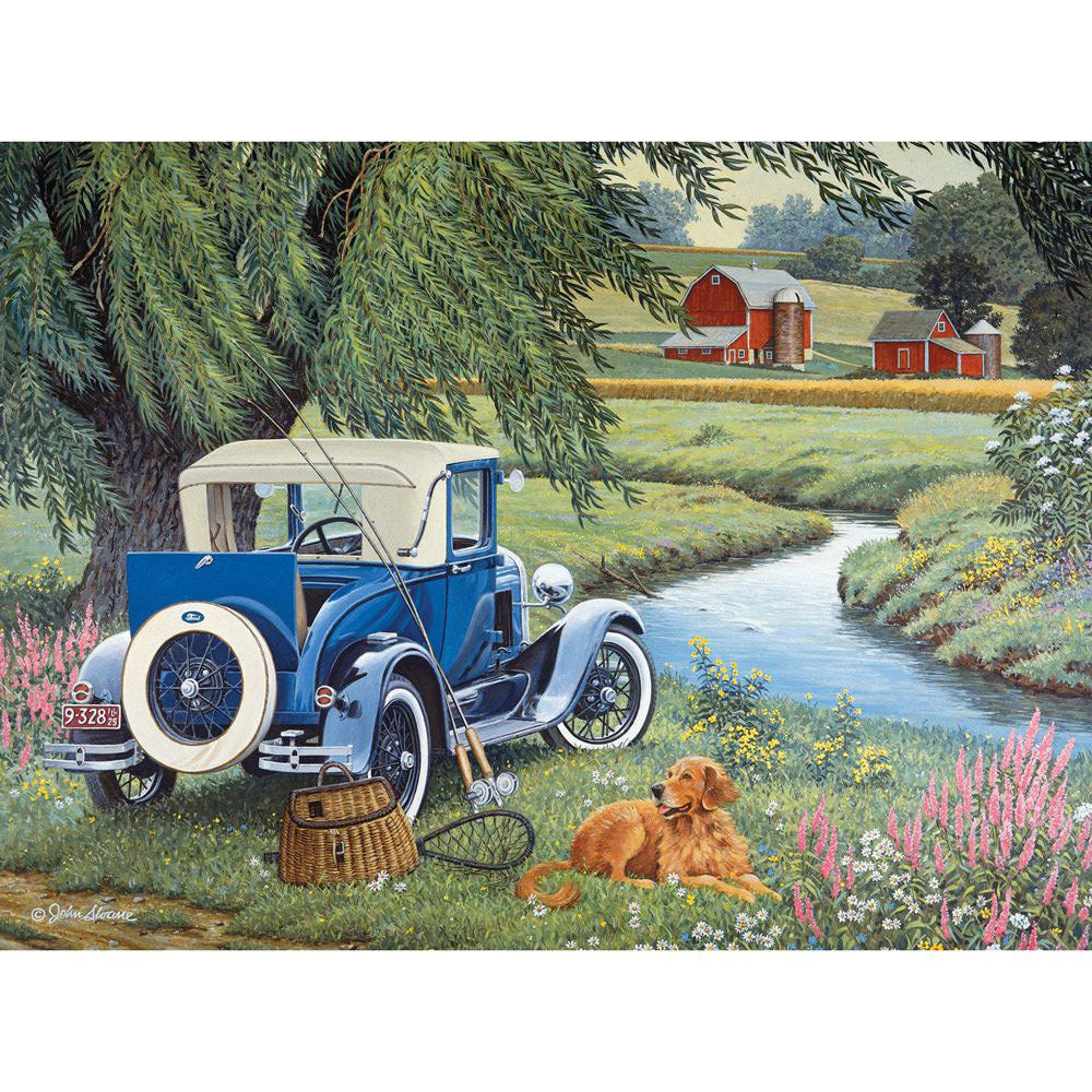 Gone Fishing - Puzzle by John Sloane – John Sloane Art