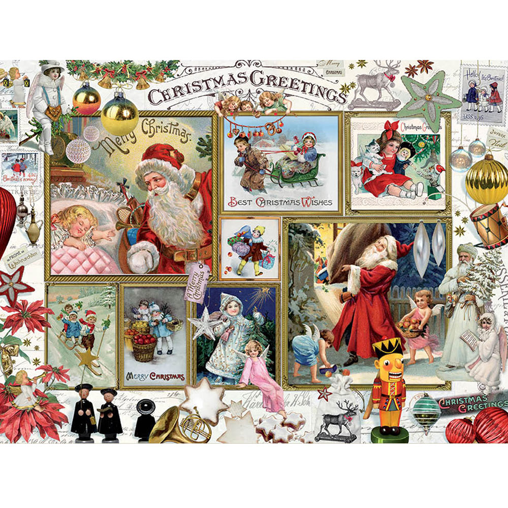 Christmas Greetings 300 Large Piece Jigsaw Puzzle