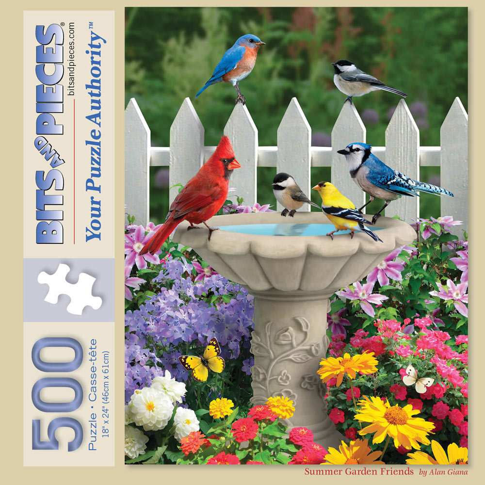 Summer Garden Friends 500 Piece Jigsaw Puzzle