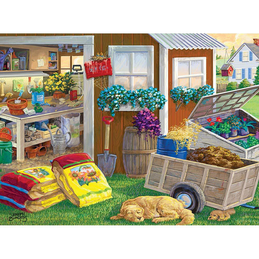 Summer Planting Shed 1000 Piece Jigsaw Puzzle