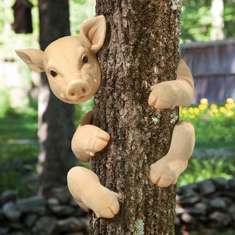 Polly The Pig Tree Hugger