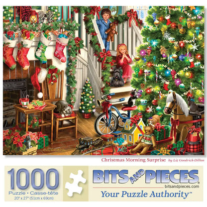 Christmas Morning Surprise 1000 Piece Jigsaw Puzzle