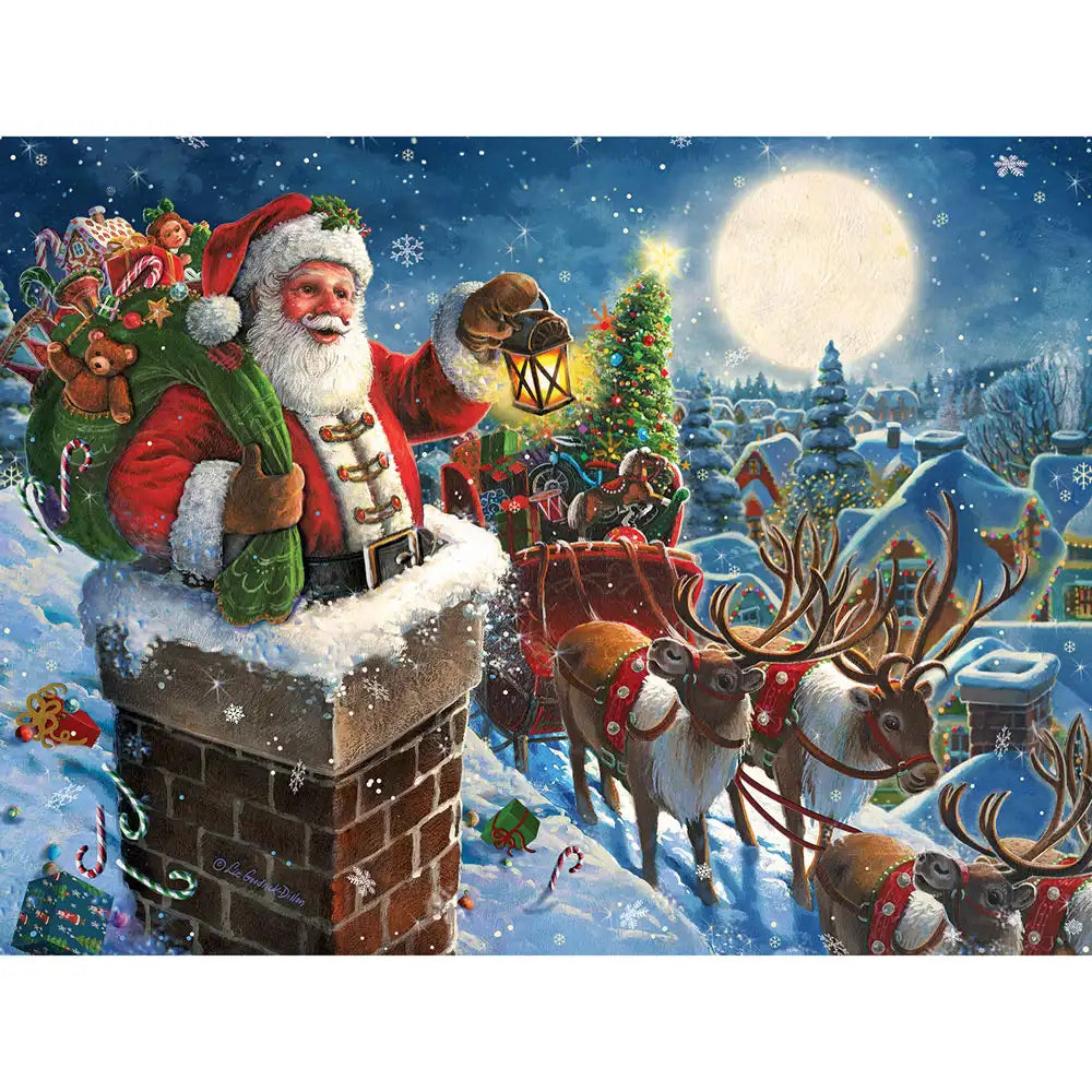 Santas First Stop 1000 Piece Jigsaw Puzzle