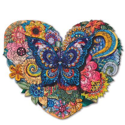 IntriCut Butterfly Wooden Shaped Puzzle