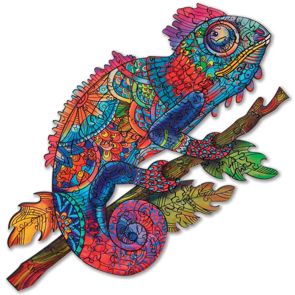 IntriCut Chameleon Wooden Shaped Puzzle