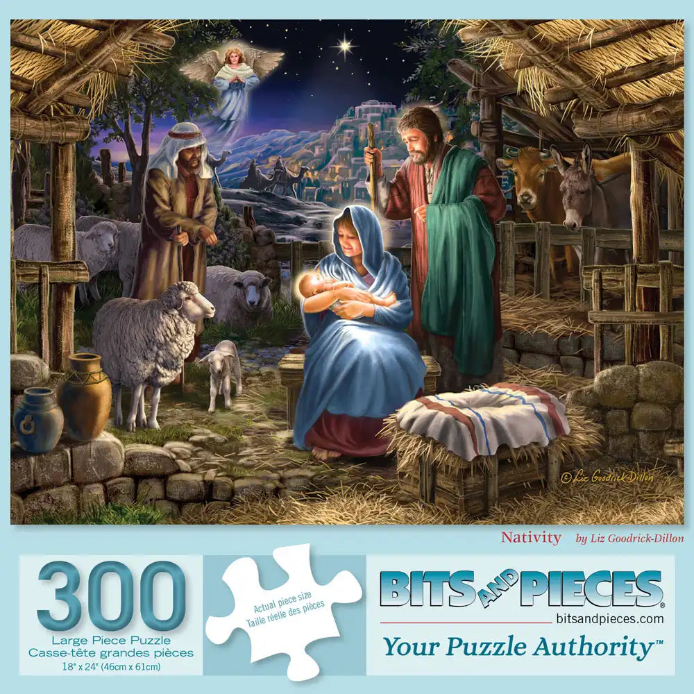 Nativity 300 Large Piece Jigsaw Puzzle