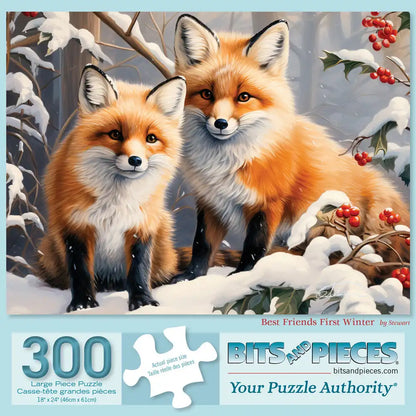 Best Friends First Winter 300 Large Piece Jigsaw Puzzle