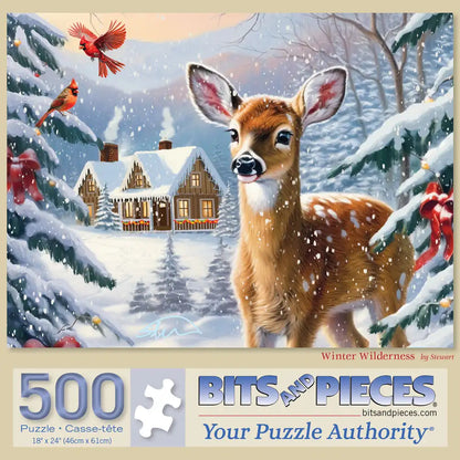 Winter Wilderness 500 Piece Jigsaw Puzzle