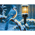 Snow Glow Blue Jay 500 Piece Jigsaw Puzzle 