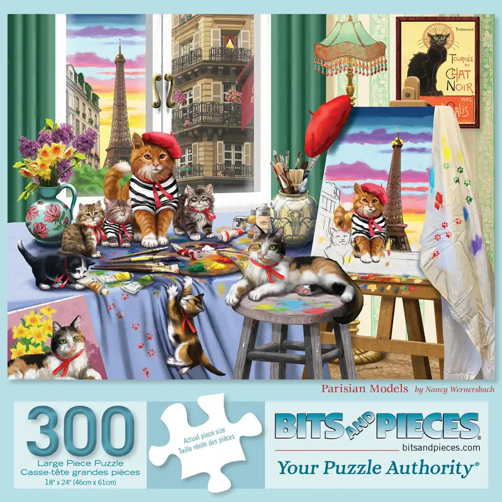 Parisian Models 300 Large Piece Jigsaw Puzzle