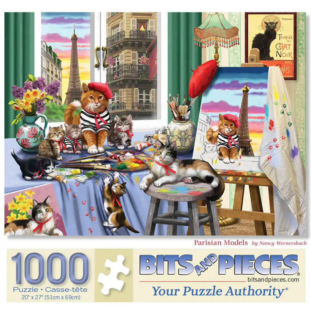 Parisian Models 1000  Piece Jigsaw Puzzle