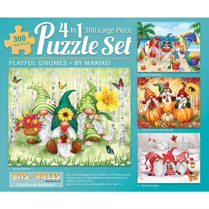 Playful Gnomes 300 Large Piece 4in1 MultiPack Set