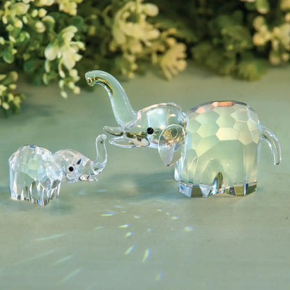 Majestic Crystal Large Elephant