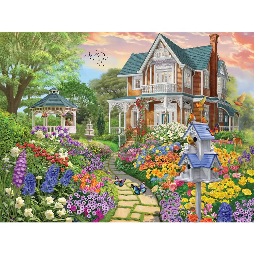 Victorian Garden Path 300 Large Piece Jigsaw Puzzle