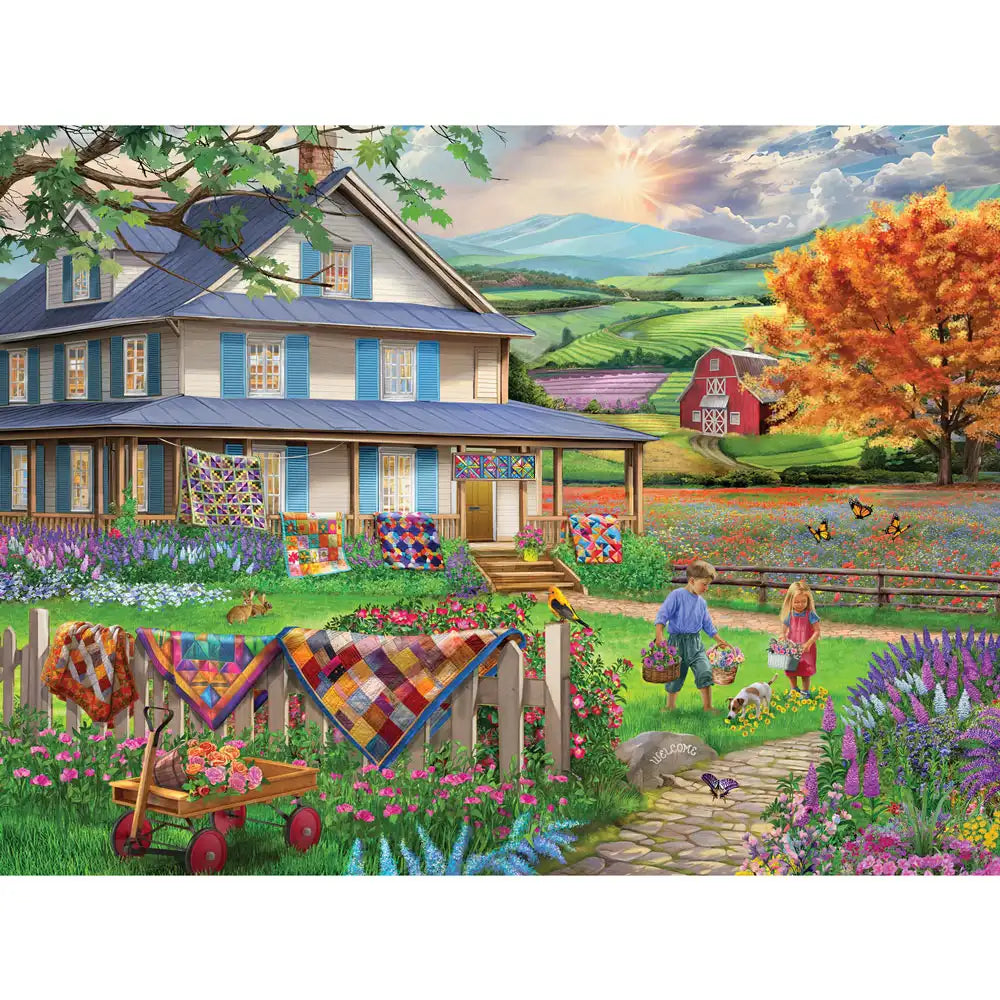 Wild Flower Farm 300 Large Piece Jigsaw Puzzle