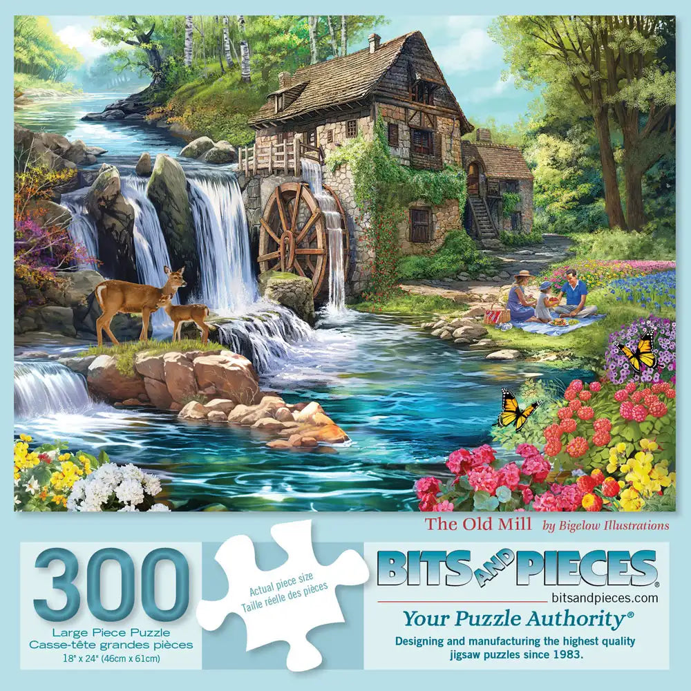 The Old Mill 300 Large Piece Jigsaw Puzzle