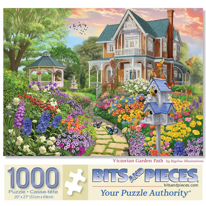 Victorian Garden Path 1000 Piece Jigsaw Puzzle