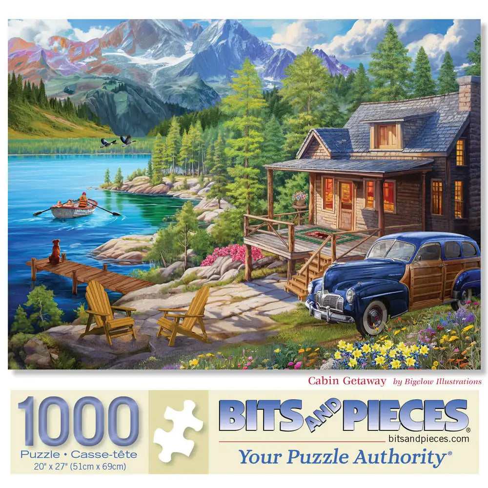 Cabin Getaway 1000 Piece Jigsaw Puzzle