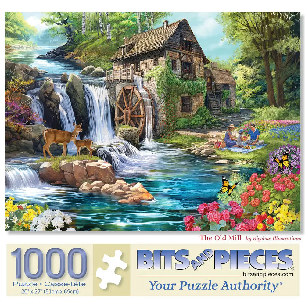 The Old Mill 1000 Piece Jigsaw Puzzle