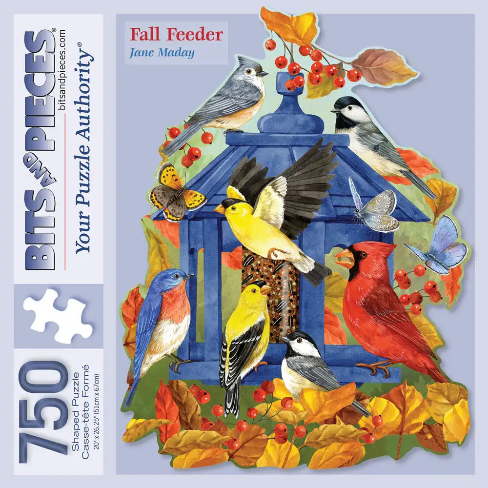 Fall Feeder 750 Piece Shaped Puzzle