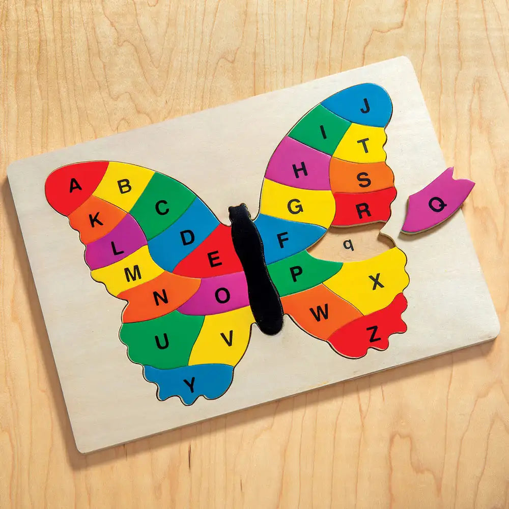 Alphabet Butterfly Wooden Puzzle