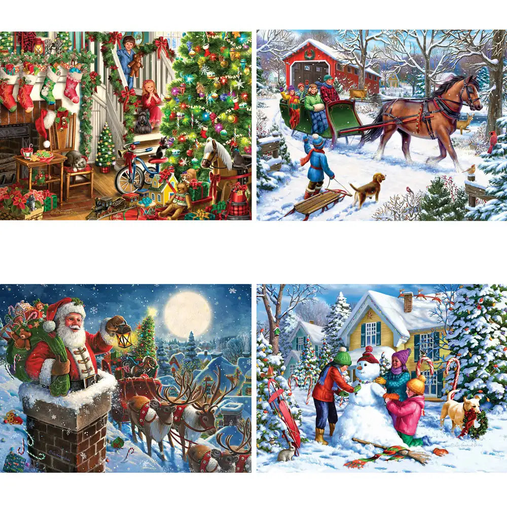 Set of 4 Liz GoodrickDillon 300 Large Piece Jigsaw Puzzles