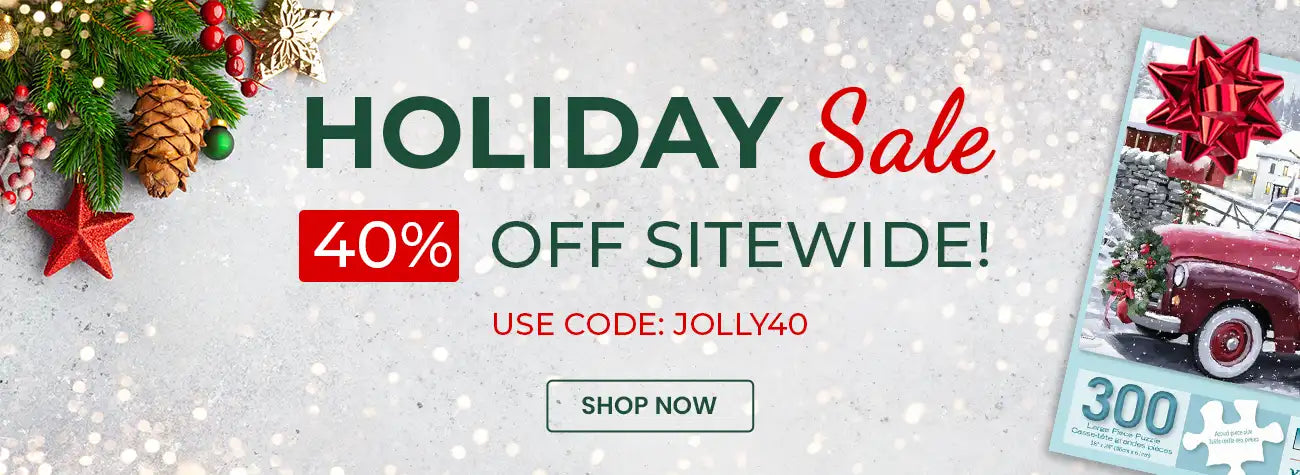 Holiday Sale: 40% Off Sitewide