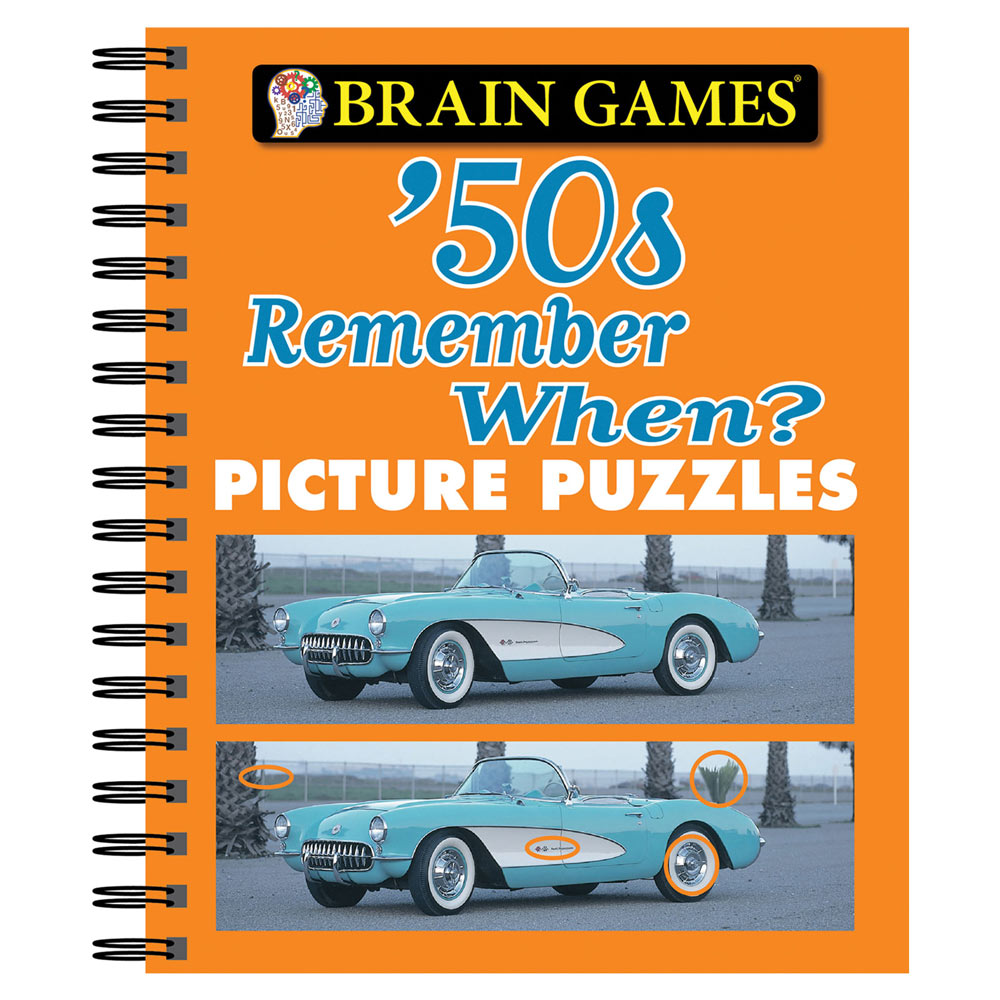 50s Remember When Picture Puzzle Book