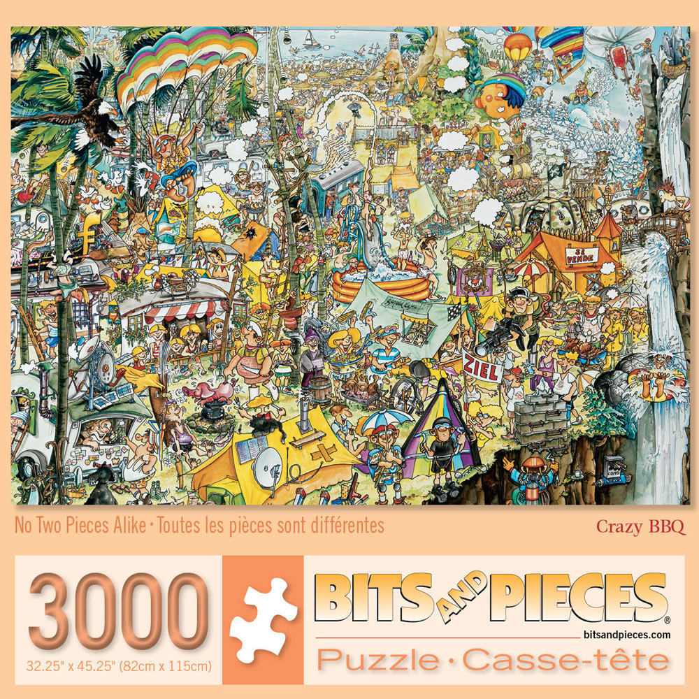 Crazy BBQ 3000 Piece Jigsaw Puzzle