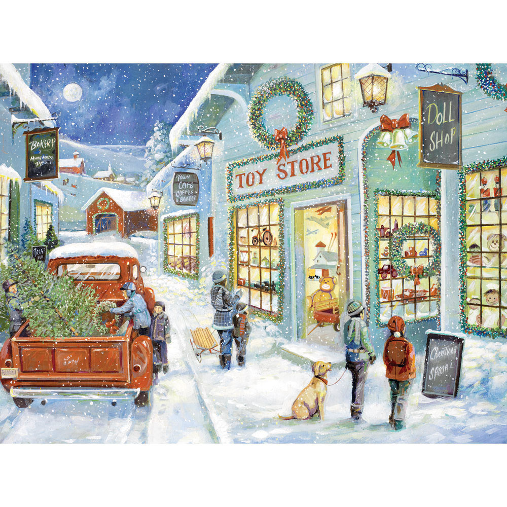 The Town Toy Store 300 Large Piece Jigsaw Puzzle