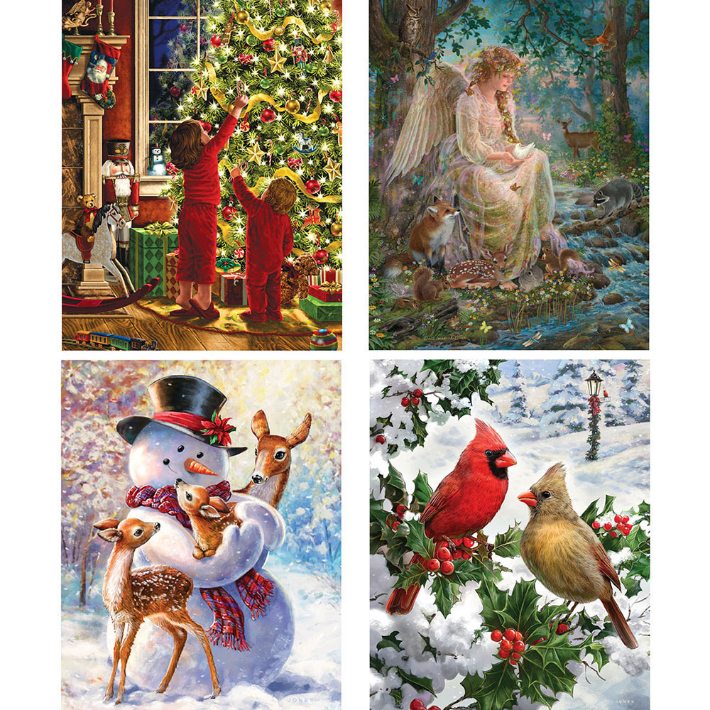 Glitter 1000 Piece 4-in-1 Multi-Pack Set