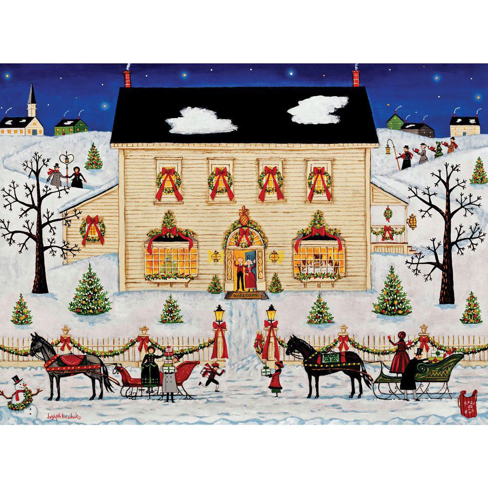 Holiday House 300 Large Piece Jigsaw Puzzle