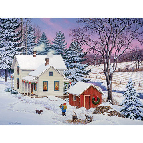 North Country Christmas 300 Large Piece Jigsaw Puzzle