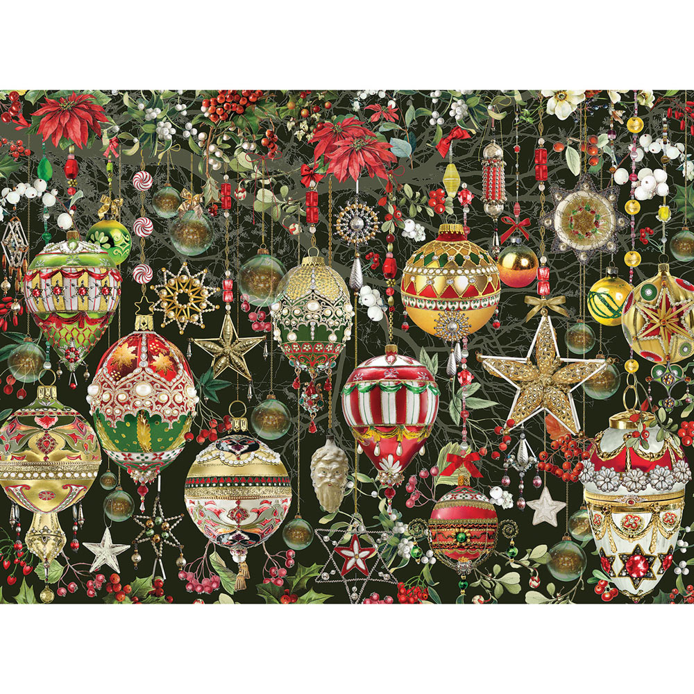 Christmas Ornaments 500 Piece Jigsaw Puzzle