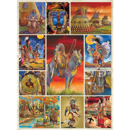 Native American Quilt 1000 Piece Jigsaw Puzzle