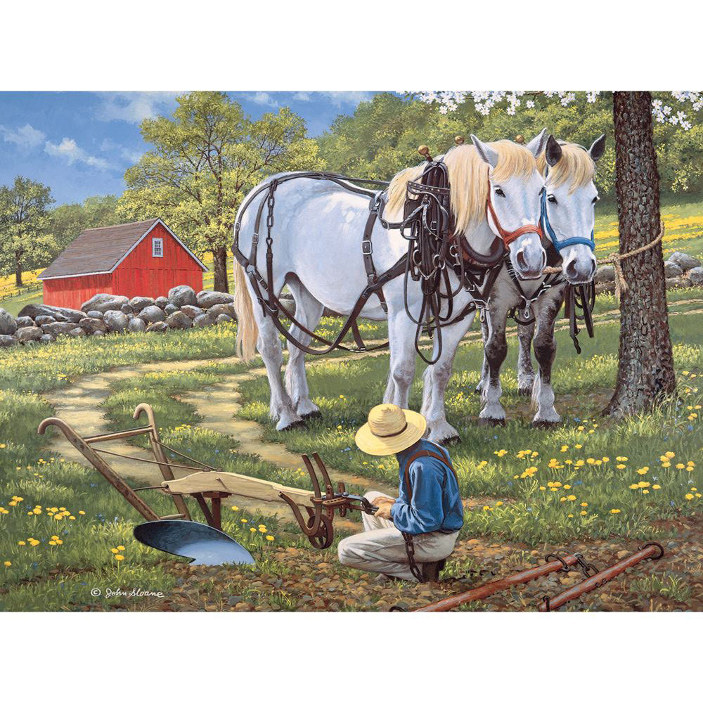 To The Fields 300 Large Piece Jigsaw Puzzle