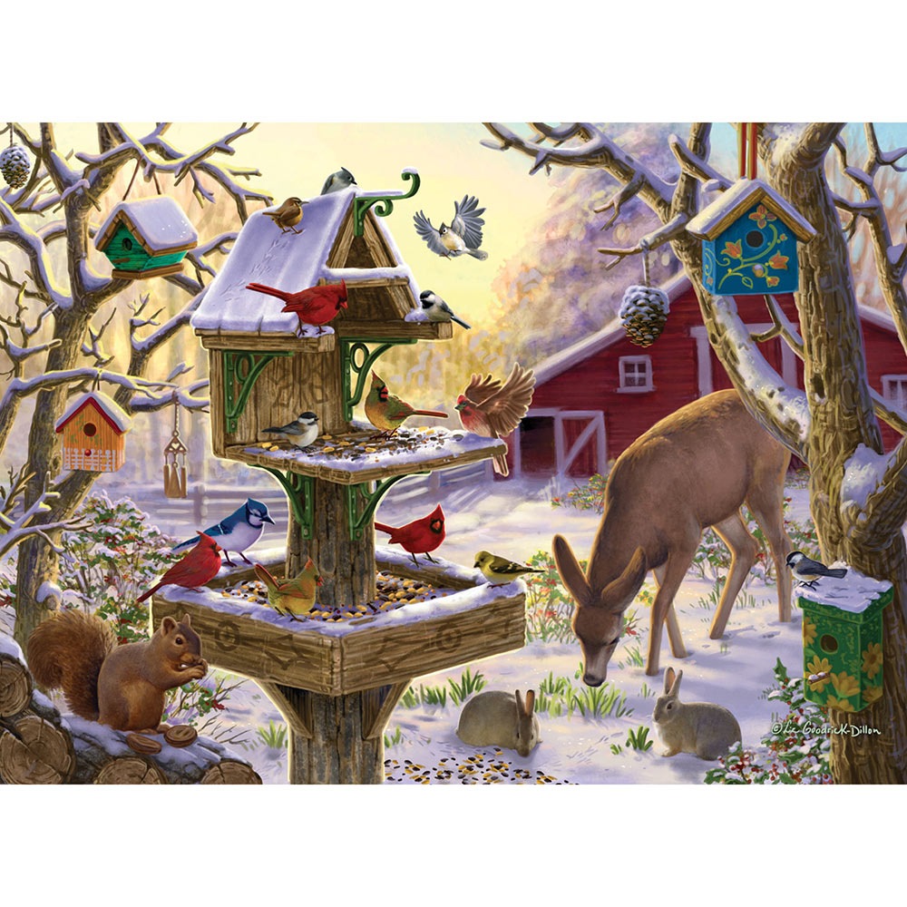 Sunrise Feasting 50 Large Piece Jigsaw Puzzle