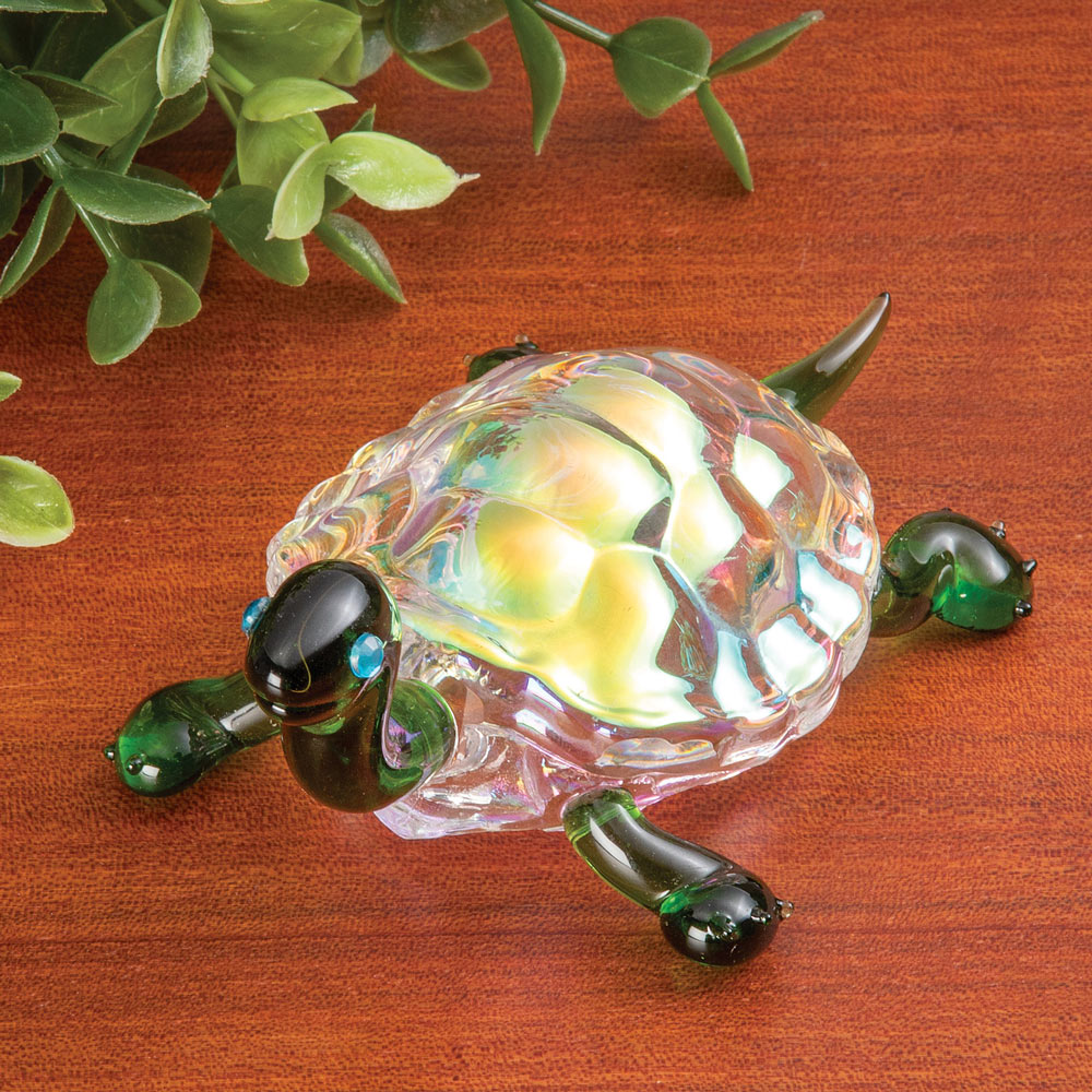 Crystal Tortoise Figurine